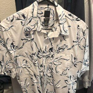 Men's Medium H&M short sleeve tropical shirt